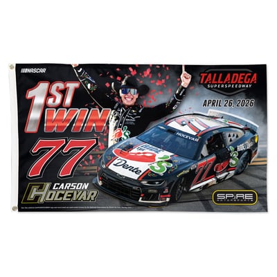 Carson Hocevar WinCraft 1st Win Single-Sided Deluxe 3' x 5' Team Flag