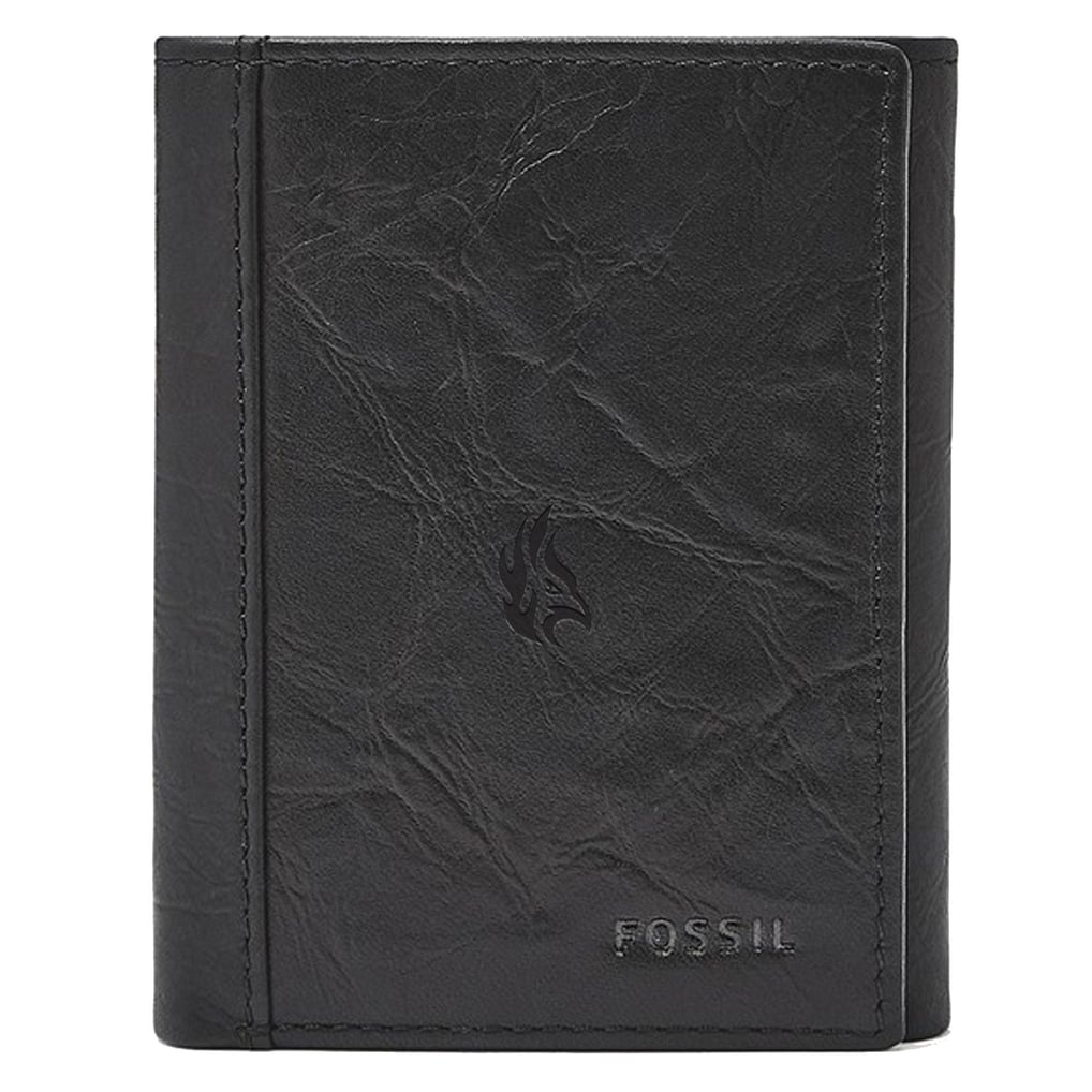  Fossil Neel Extra Capacity Trifold Wallet - Black