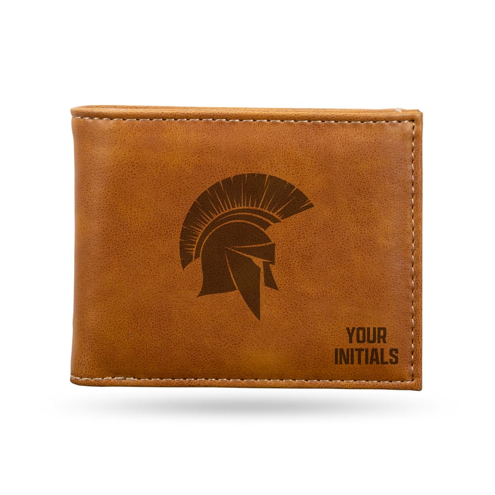 Case Western Reserve Spartans Personalized Billfold Wallet - Brown