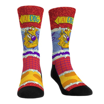  CatDog Rock Em Unisex Showtime Crew Socks