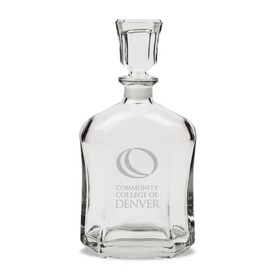 CCD CityHawks 23.75oz. Crystal Whisky Decanter