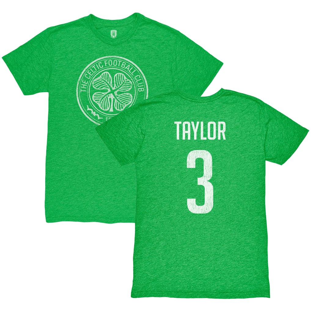 Greg Taylor Celtic 1863FC Player Vintage Tri-Blend T-Shirt - Green