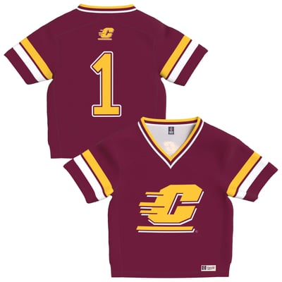 Central Michigan Chippewas GameDay Greats Infant Lightweight Collegiate Football Fashion Jersey - Maroon