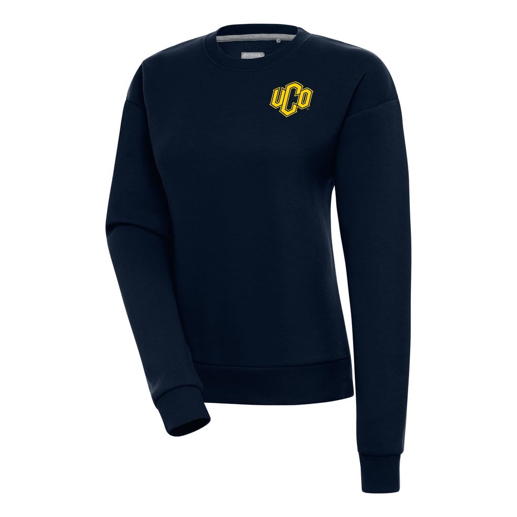 Central Oklahoma Bronchos Antigua Women's Victory Pullover Sweatshirt - Navy