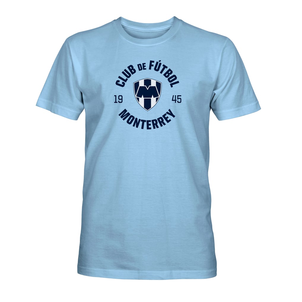  CF Monterrey 1863FC Established Location T-Shirt - Light Blue