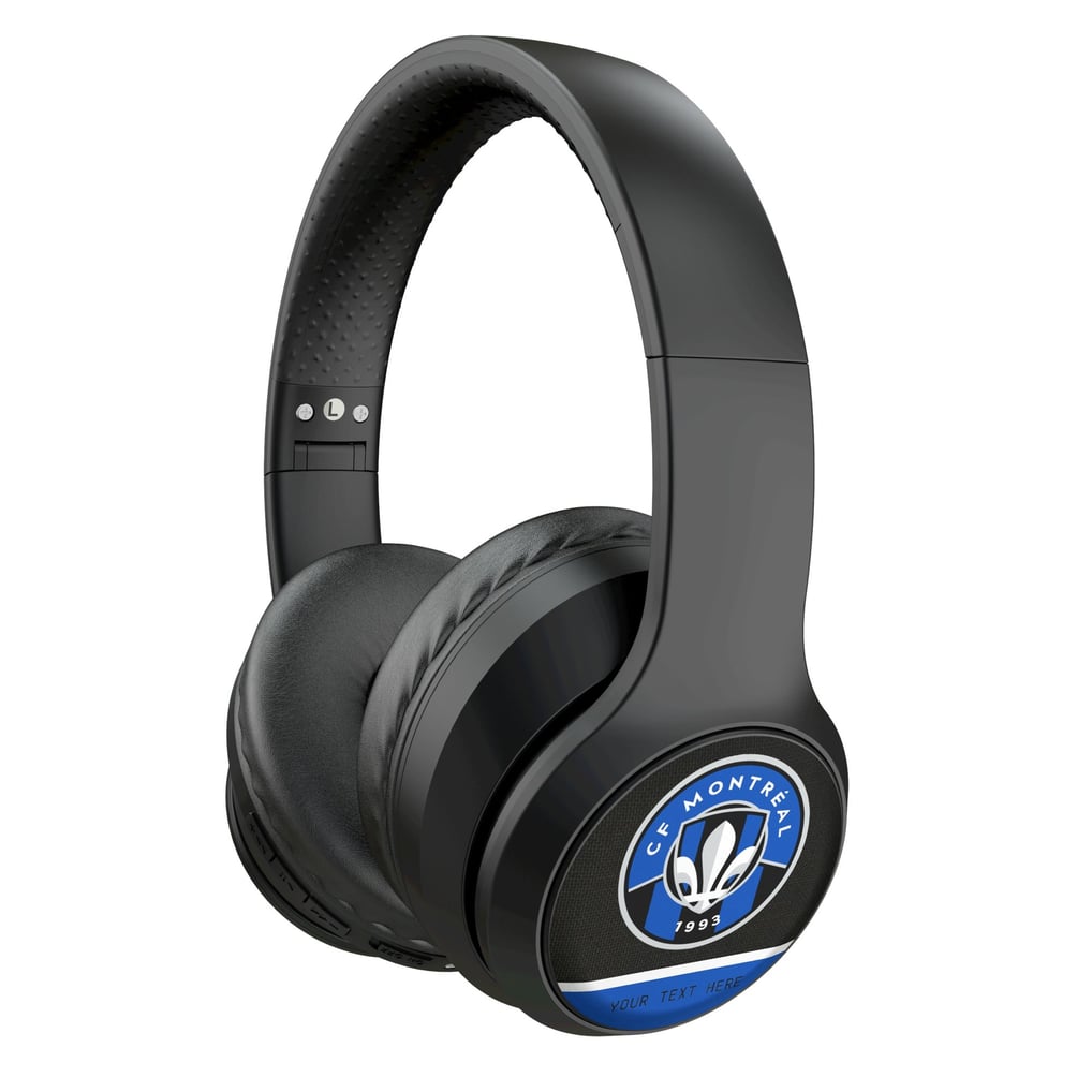 CF Montreal Keyscaper Personalized Solid Wireless Bluetooth Headphones With Case