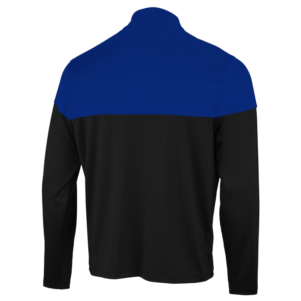 CF Montreal Antigua Hinder Quarter-Zip Pullover - Black/Blue