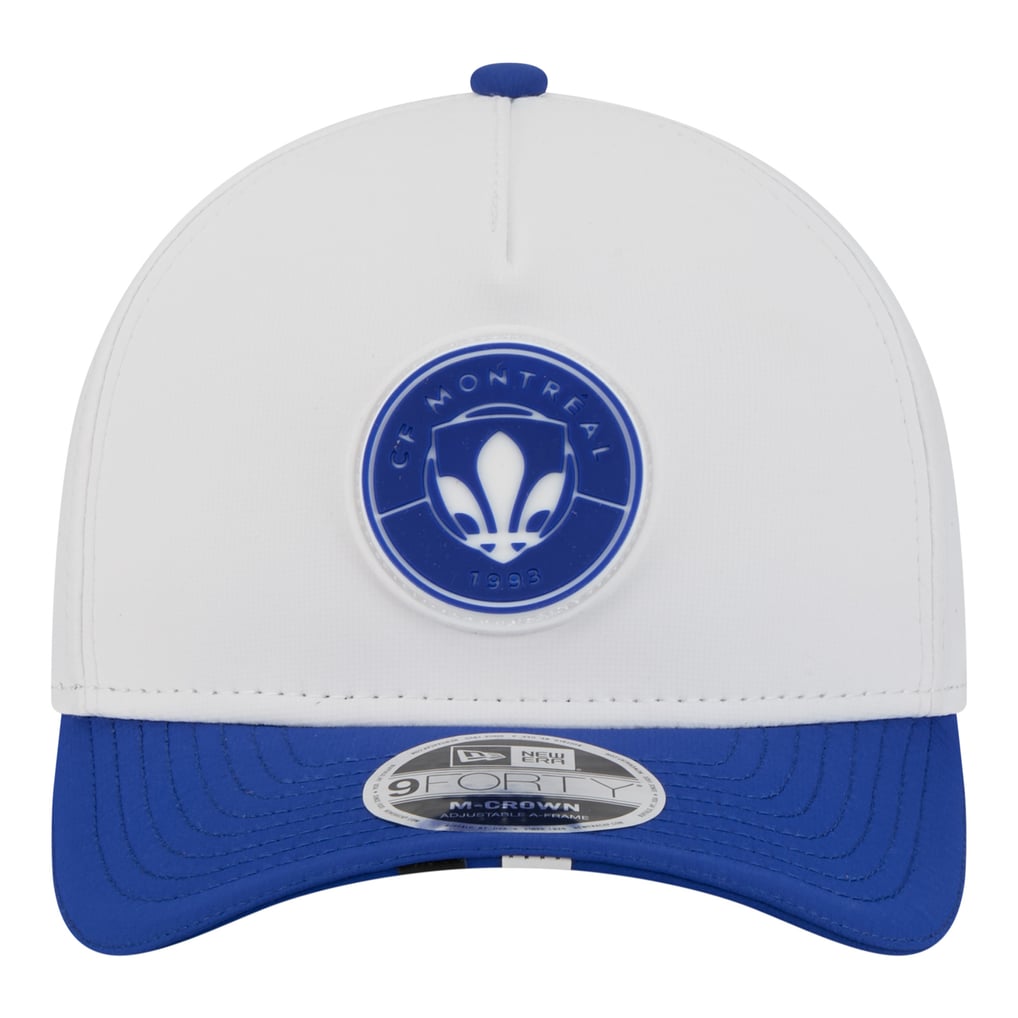  CF Montreal New Era 2026 MLS Kick Off 9FORTY M-Crown A-Frame Adjustable Hat - White