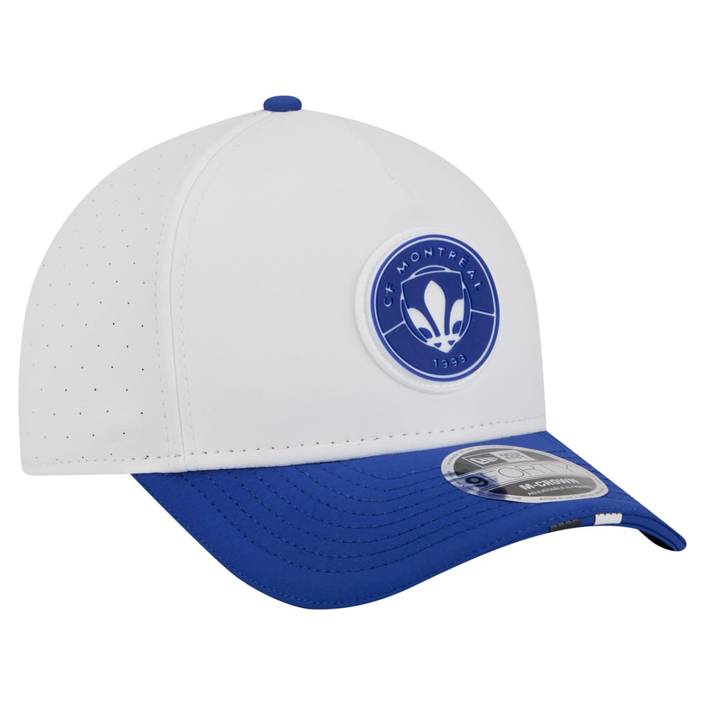  CF Montreal New Era 2026 MLS Kick Off 9FORTY M-Crown A-Frame Adjustable Hat - White