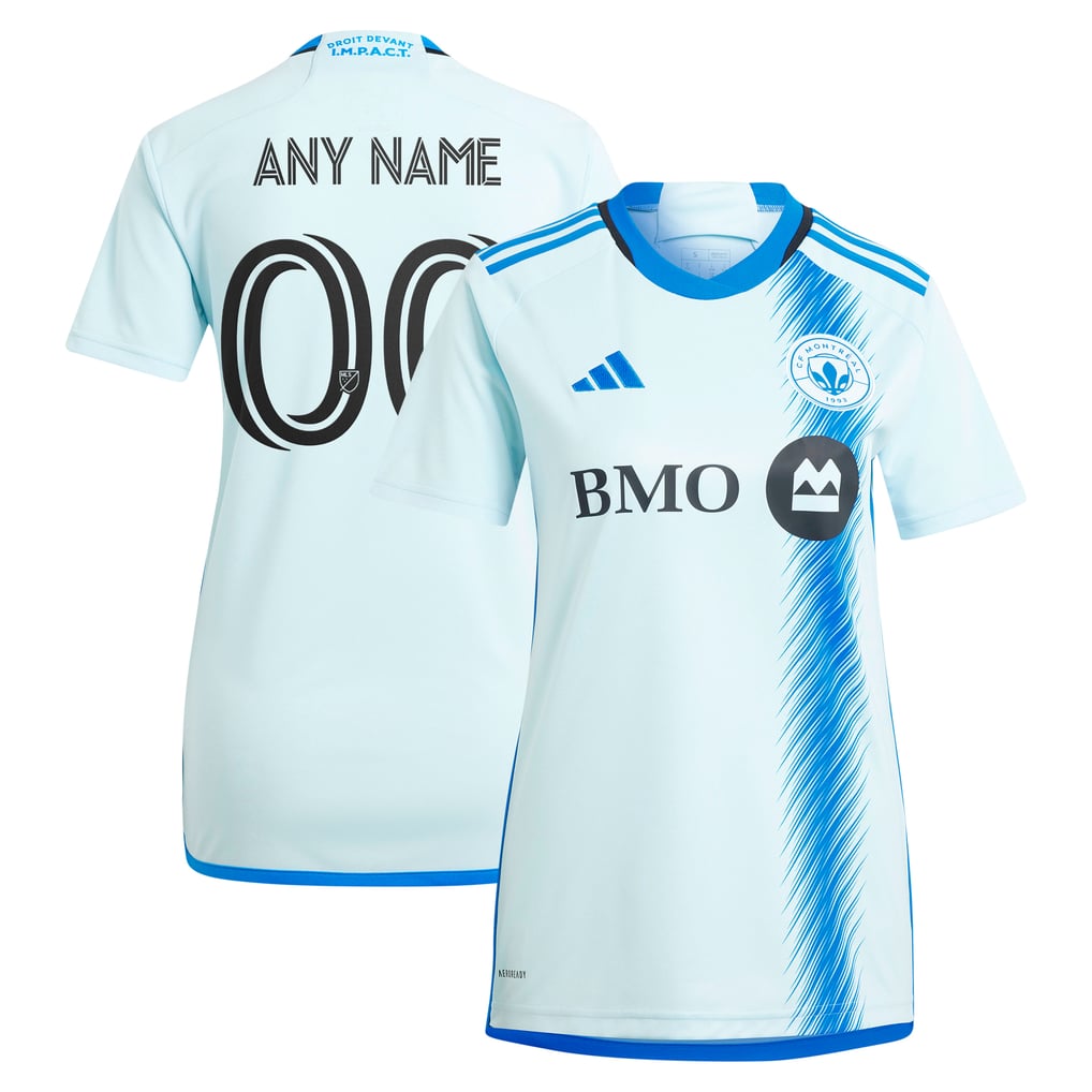  CF Montreal adidas Women's 2024 La Main Replica Custom Jersey – Light Blue