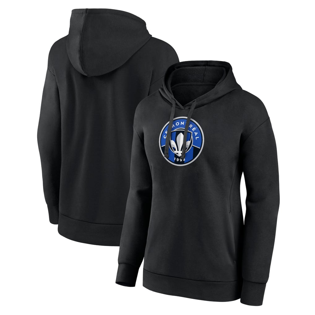 CF Montreal Fanatics Women's Primary Logo Pullover Hoodie - Black