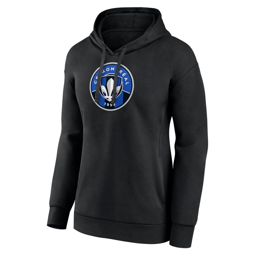 CF Montreal Fanatics Women's Primary Logo Pullover Hoodie - Black