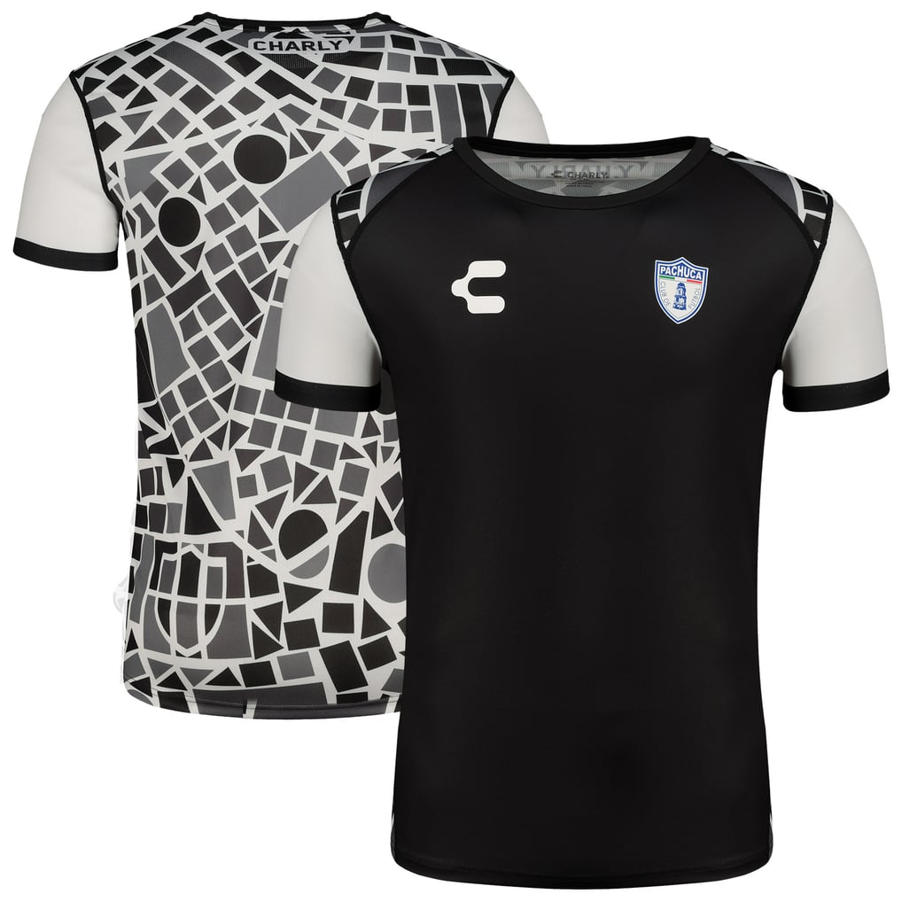  C.F. Pachuca Charly DRY FACTOR 2024/25 Training Performance T-Shirt - Black