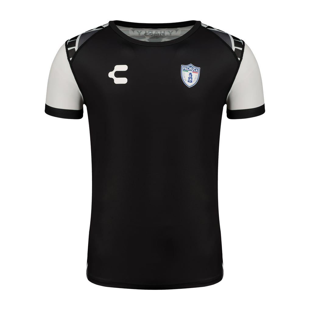  C.F. Pachuca Charly DRY FACTOR 2024/25 Training Performance T-Shirt - Black
