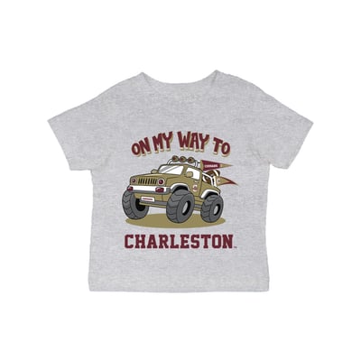 Charleston Cougars Vive La Fete Infant On My Way T-Shirt - Gray