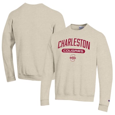 Charleston Cougars Champion Powerblend Sweatshirt - Oatmeal