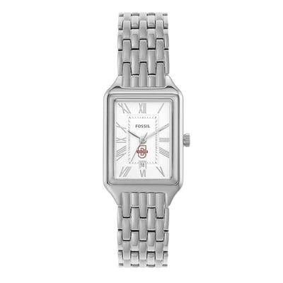 Charleston Cougars Fossil Women's Raquel Three-Hand Date Stainless Steel Watch