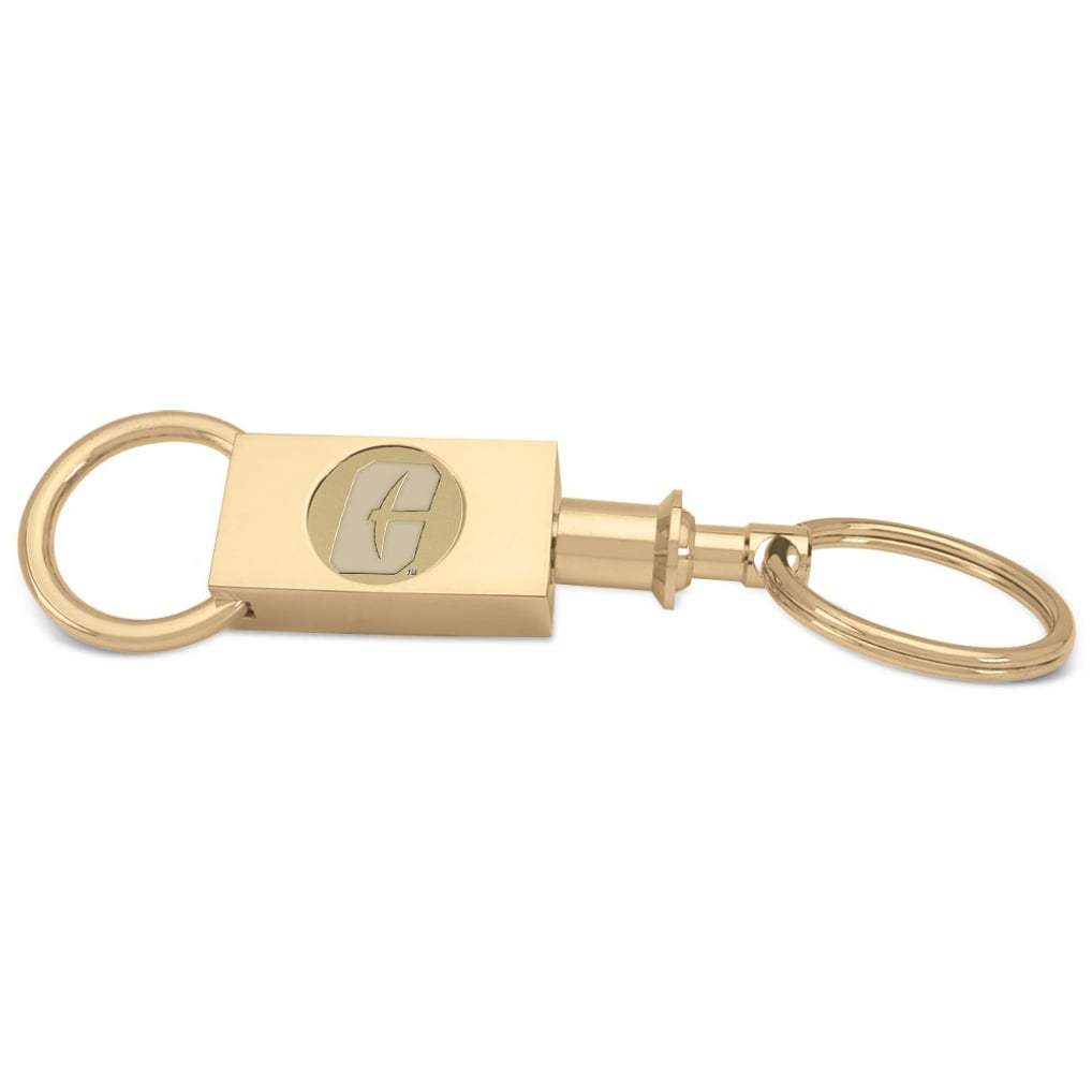 Charlotte 49ers Personalized Key Ring - Gold