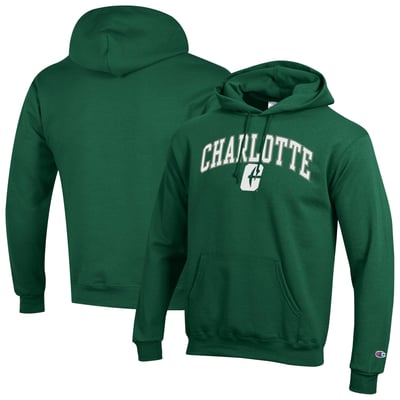 Charlotte 49ers Champion Powerblend Hoodie - Green