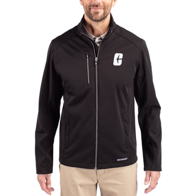  Charlotte 49ers Cutter & Buck Evoke Recycled Honeycomb Fleece Full-Zip Jacket - Black