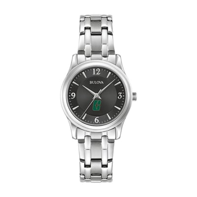 Charlotte 49ers Bulova Women's Stainless Steel Corporate Collection Watch - Black