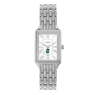 Charlotte 49ers Fossil Women's Raquel Three-Hand Date Stainless Steel Watch