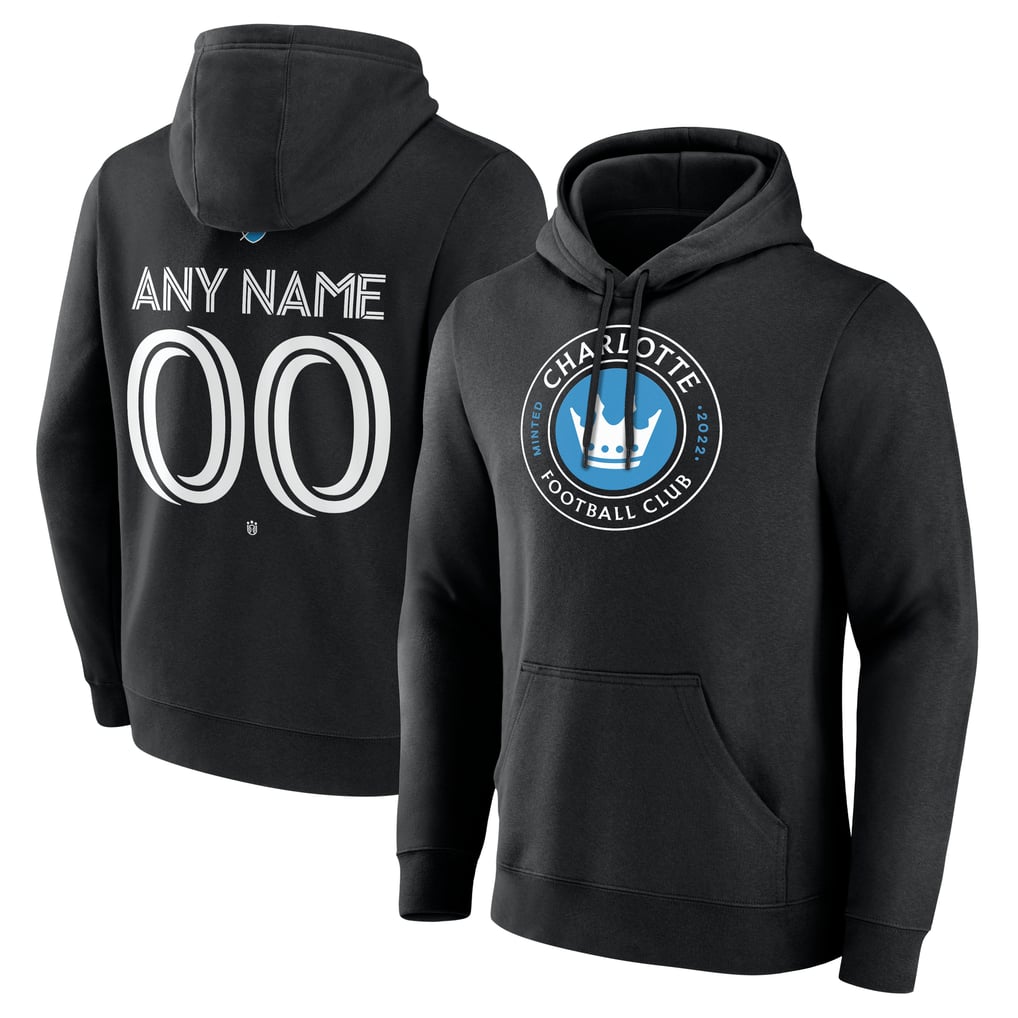 Charlotte FC Custom Team Authentic Pullover Hoodie - Black