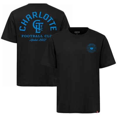  Charlotte FC Sportiqe Unisex Duke T-Shirt - Black