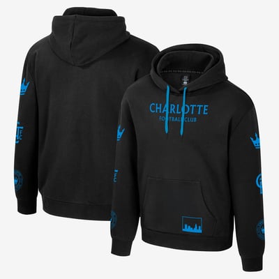  Charlotte FC Stadium Essentials Legends City Star Pullover Hoodie - Black