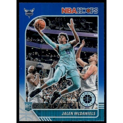 2019-20 Hoops Premium Stock Prizms Blue #246 Jalen McDaniels