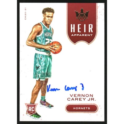 2020-21 Court Kings Heir Apparent Autographs #38 Vernon Carey Jr./149