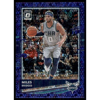 2020-21 Donruss Optic Fast Break Purple #21 Miles Bridges