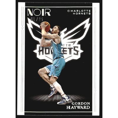 2020-21 Panini Noir Holo Silver #134 Gordon Hayward I