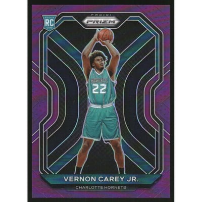 2020-21 Panini Prizm Prizms Purple #269 Vernon Carey Jr.