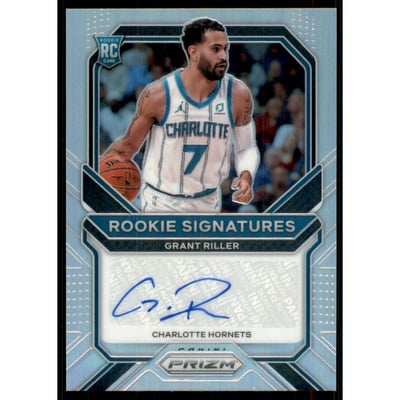 2020-21 Panini Prizm Rookie Signatures Prizms Silver #42 Grant Riller