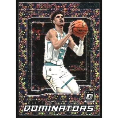 2021-22 Donruss Optic Elite Dominators Holo Fast Break #8 LaMelo Ball