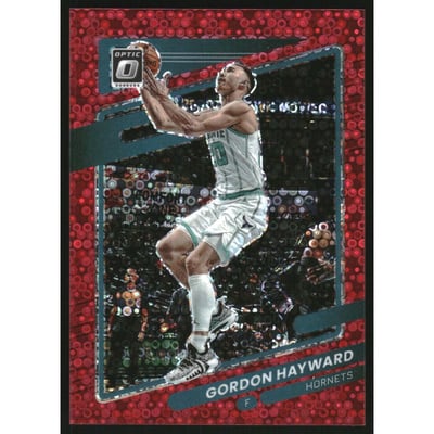 2021-22 Donruss Optic Fast Break Red #132 Gordon Hayward
