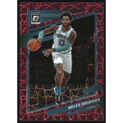 2021-22 Donruss Optic Pink Velocity #107 Miles Bridges