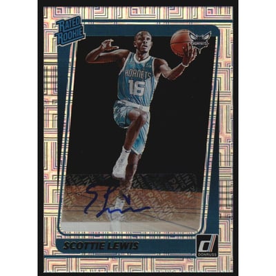 2021-22 Donruss Rated Rookies Signatures Choice #246 Scottie Lewis