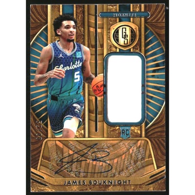 2021-22 Panini Chronicles Gold Standard Rookie Jersey Autographs #9 James Bouknight