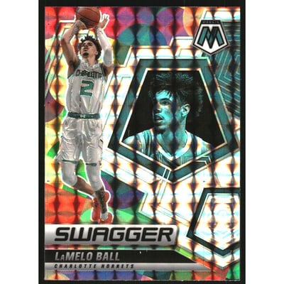 2021-22 Panini Mosaic Swagger #4 LaMelo Ball