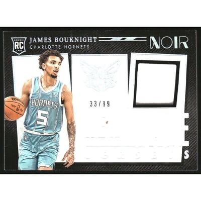 2021-22 Panini Noir New Wave Jerseys #11 James Bouknight
