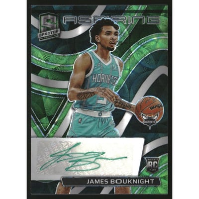 2021-22 Panini Spectra Aspiring Autographs Green #8 James Bouknight