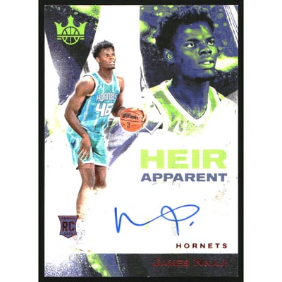 2023-24 Court Kings Heir Apparent Autographs Ruby #1 James Nnaji