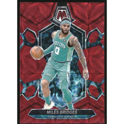 2023-24 Panini Mosaic Mosaic Red International #108 Miles Bridges