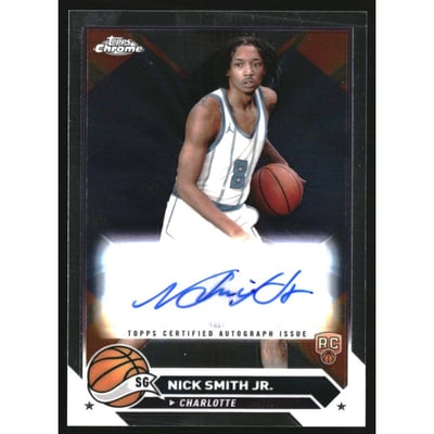 2023-24 Topps Chrome Autographs #CGNSJ Nick Smith Jr.