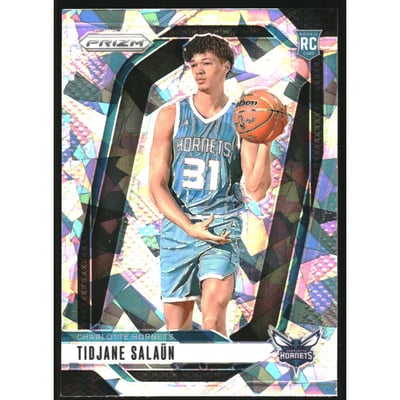 2024-25 Panini Prizm Prizms Ice #262 Tidjane Salaun