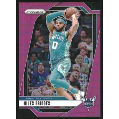 2024-25 Panini Prizm Prizms Pink #43 Miles Bridges