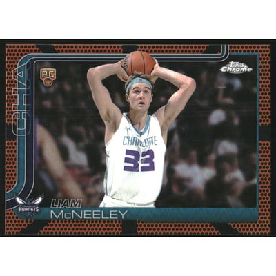 2025-26 Topps Chrome Basketball Refractors #279 Liam McNeeley