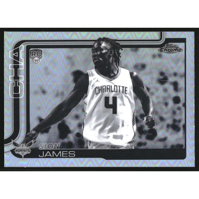 2025-26 Topps Chrome Negative Refractors #283 Sion James